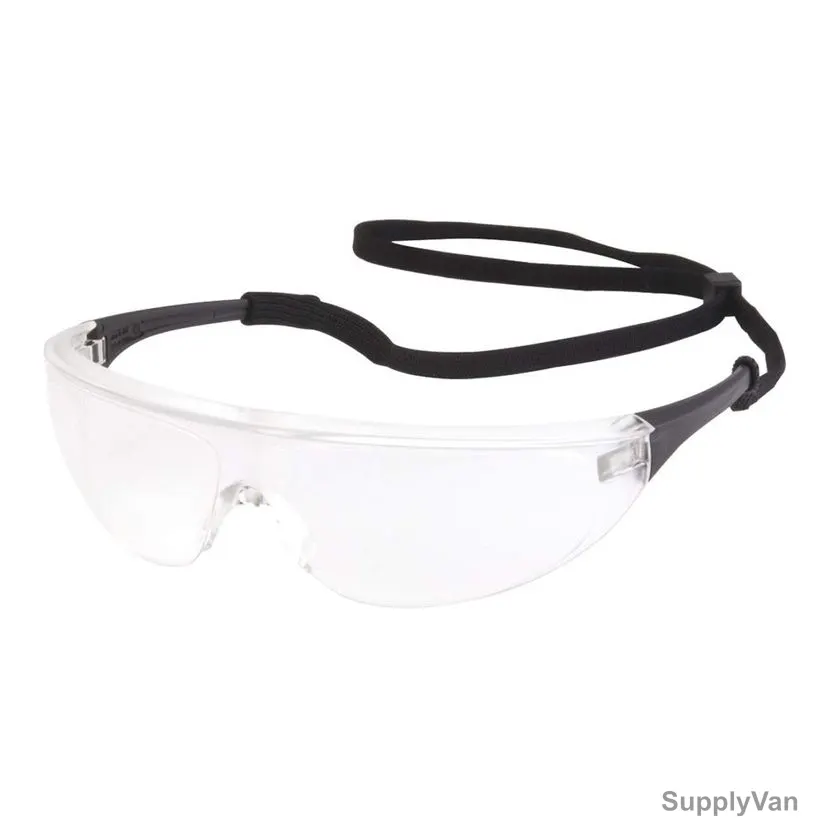 Honeywell FogBan Lens Safety Spectacle, 1005985, Millennia Sport, Polycarbonate, Clear/Black