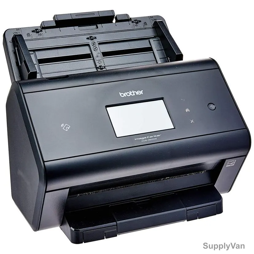 Brother Dual CIS Document Scanner, ADS-3600W, 600 x 600 DPI, 50 Sheets, 30W — image 1