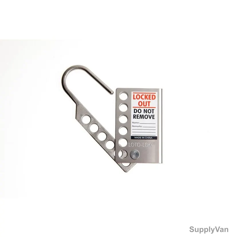 Loto-Lok Lockout Hasp, HSP-SS316-25, Steel, Silver — image 1