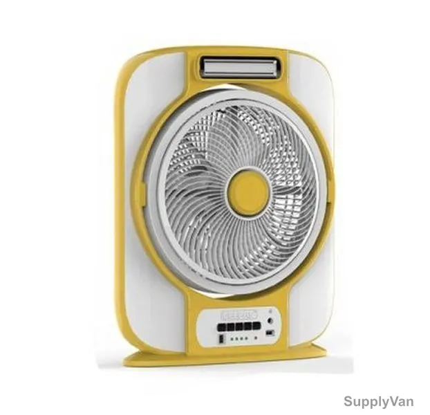 Geepas Rechargeable Fan With Remote Control, GF989R1, 12 Inch, 40W