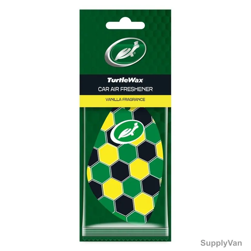Turtlewax Cellulose Hanging Car Air Freshener, Vanilla, 2 Pcs/Pack