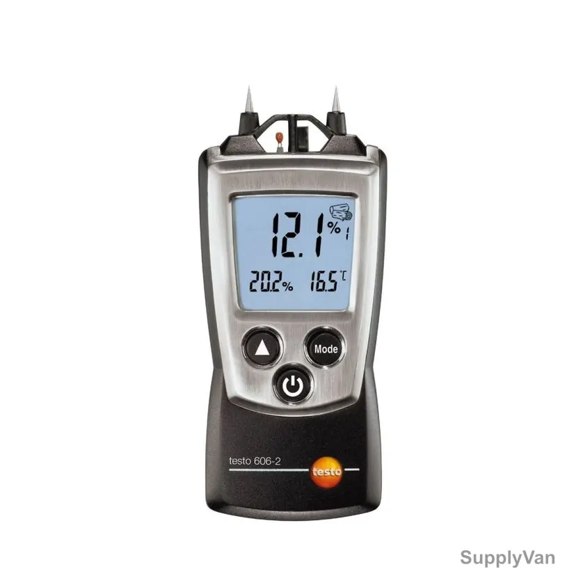 Testo Moisture Meter, 606-2, 2 x AAA, -10 to +50 Deg.C, IP20