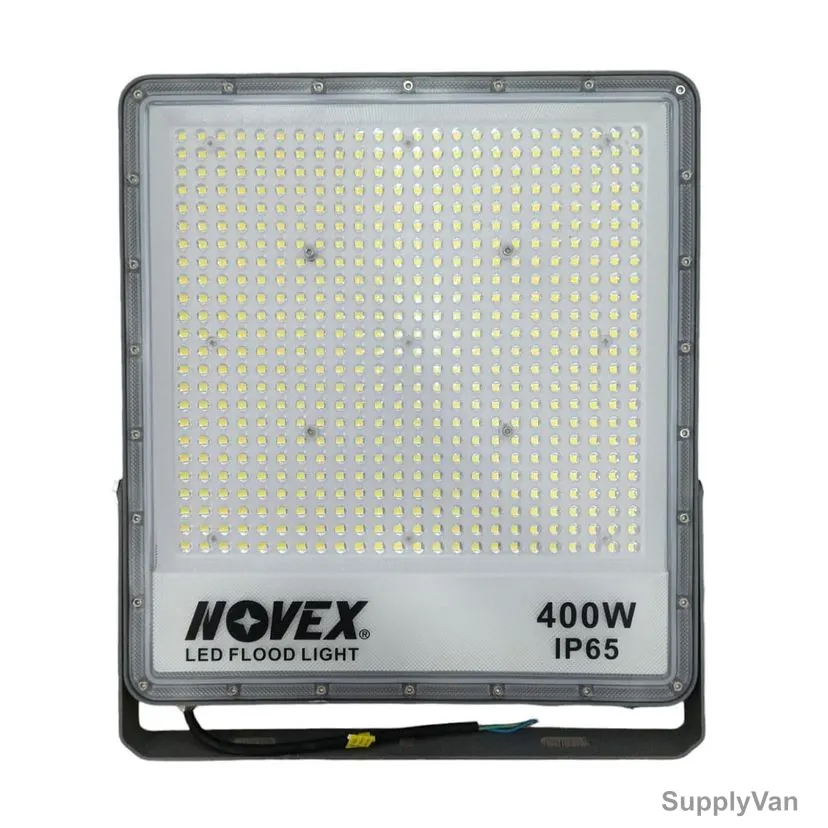 Novex LED Flood Light, NFL-LED-C400W, Aluminium, 240V, 400W, IP65, 6500K, Cool Daylight