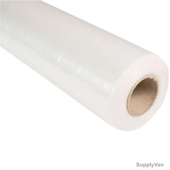 Stretch Wrap Film, Polythene, 100 Gauge, 3.5 Mtrs, Clear