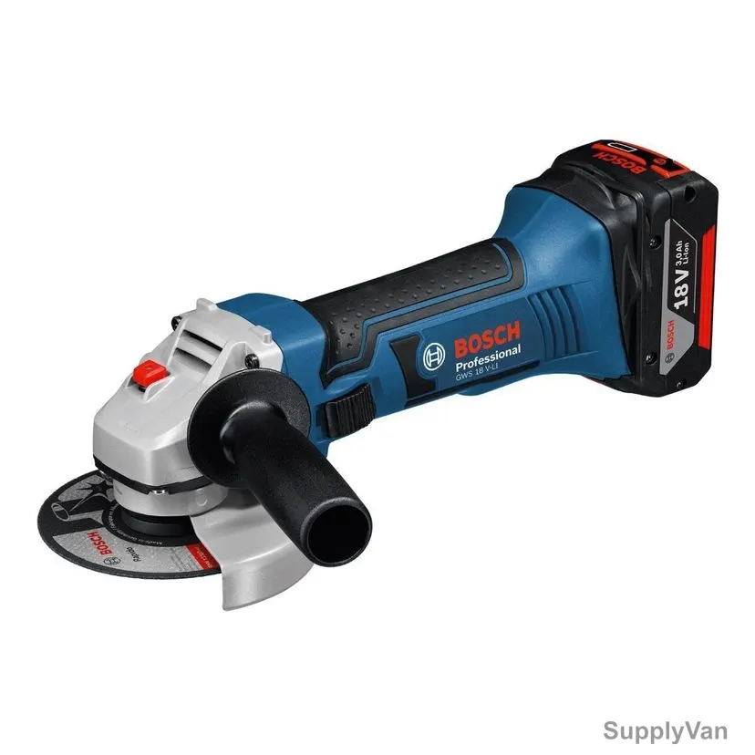 Bosch Cordless Angle Grinder, GWS-18V-LI, 4.5 Inch, 18V — image 1