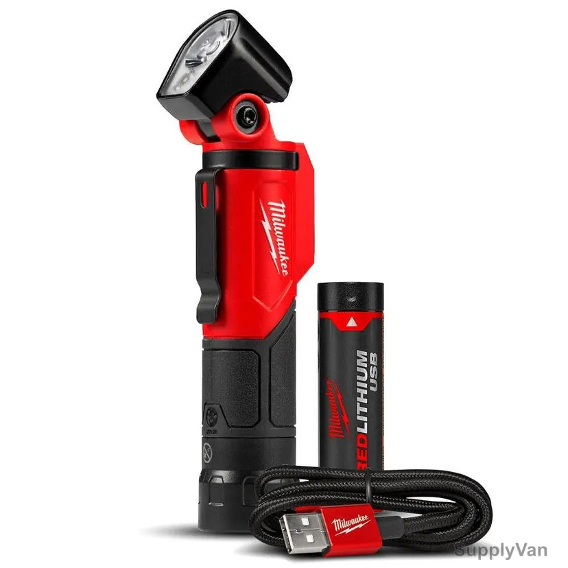 Milwaukee Rechargeable Pivoting Work Light, L4PWL-201, 13.69CM, 500 LM — image 1