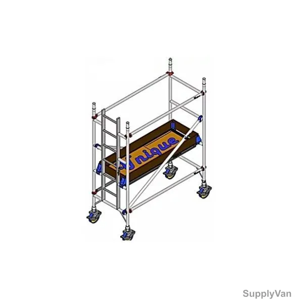 Unique Single Width Scaffolding Tower, USSW-2-20, Aluminium, 2.20 Mtrs, 250 Kg
