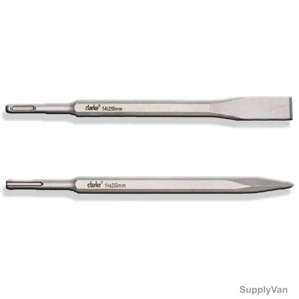 Clarke SDS-Plus Flat Chisel, CFSDS14X250, 14 x 250MM