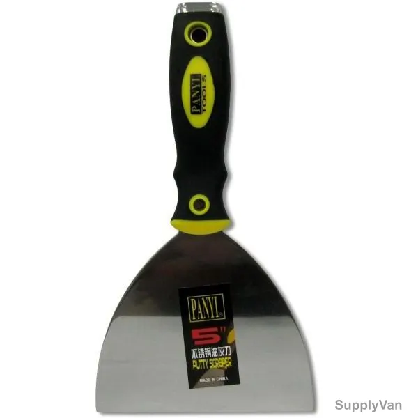 Panyi Putty Scraper, SHGT-2-PSCR-5-125, Black and Yellow