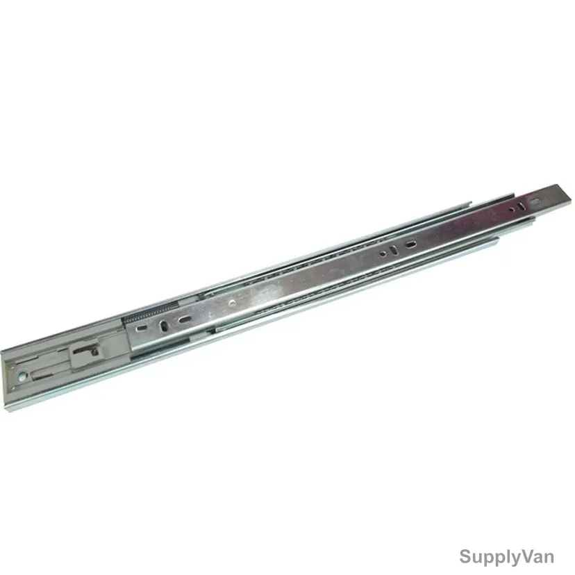 KT Self Closing Drawer Slide, 24 Inch, Metal, Silver