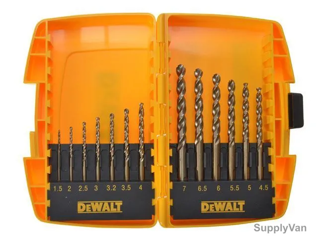 Dewalt Drill Bit Set, DT7942-QZ, HSS-Co, 13PCS
