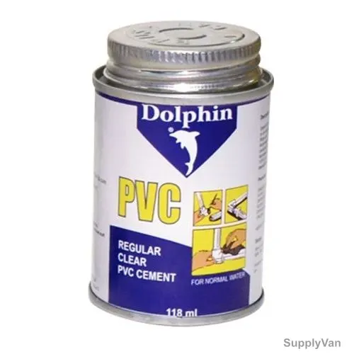 Dolphin UPVC Adhesive, 118ML, PK24
