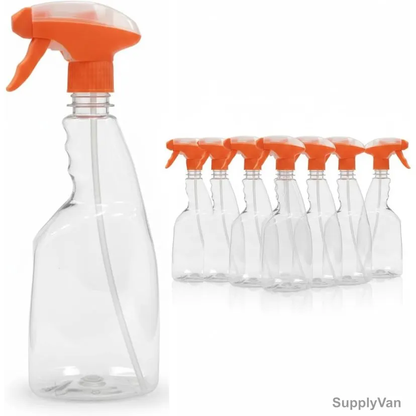 Swish Super Heavy Duty Spray Bottle, Shd-800, HDPE, 800ML, Orange/Clear, 8 Pcs/Pack