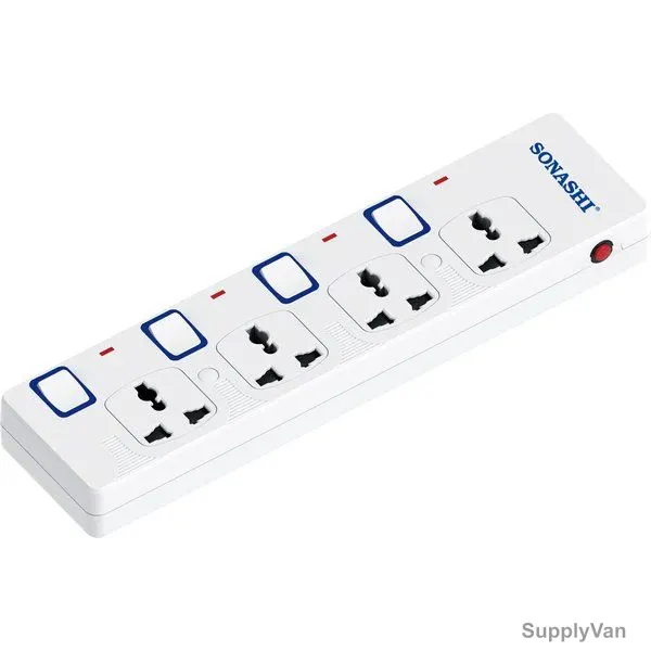 Sonashi 4 Way Extension Socket , SES-804, 13A, 3 Mtrs