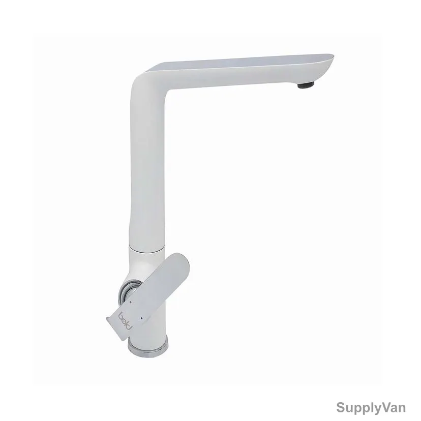 Bold Alexis Single Lever Sink Mixer, Brass, Silver