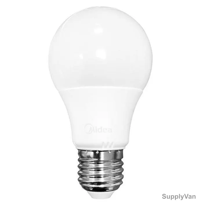 Midea LED Bulb, MDL-BUA6012WW, E27, 12W, 1050 LM, 3000K, Warm White — image 1