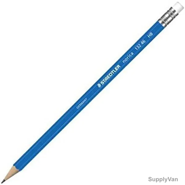 Staedtler Norica 132-46 Pencil Set With Eraser Tip, ST-132-46-A53, Blue, 144 Pcs/Pack