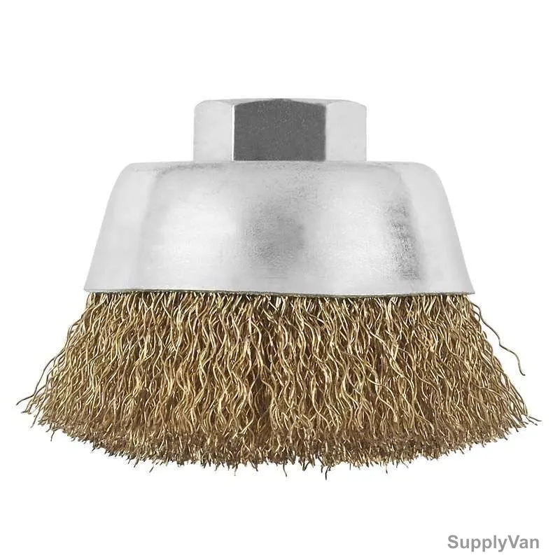 Bosch Wire Cup Brush, 1608614020, Crimped Wire, 0.3x70MM