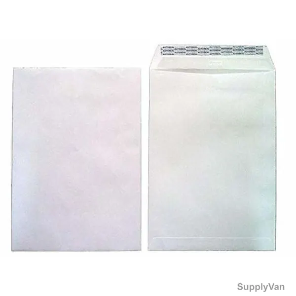 Hispapel Business Envelope, Paper, 100 GSM, 410 x 309MM, White, 10 Pcs/Pack