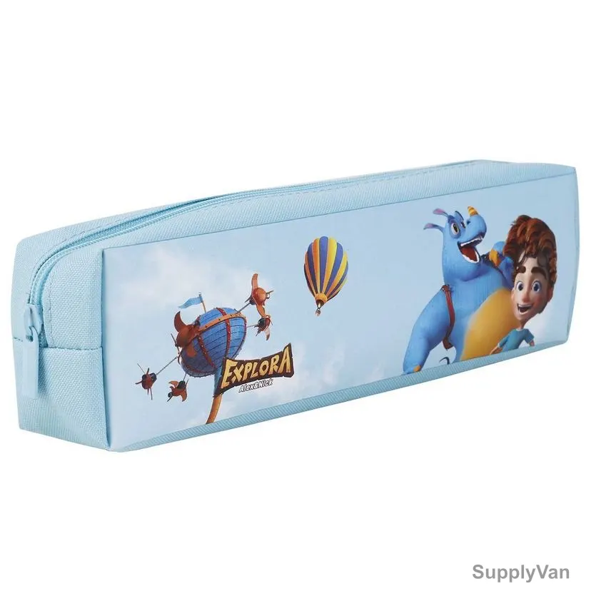 Deli Pencil Pouch, EZ86002, 200 x 45MM, Explora Blue