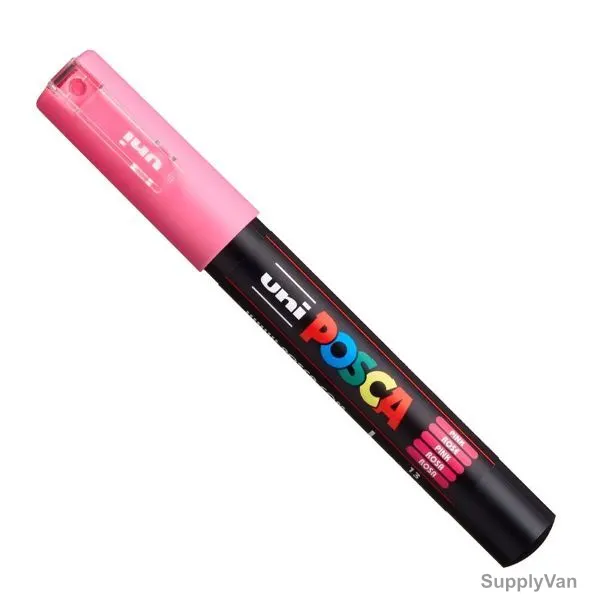Uni-Ball Posca Marker, PC1M-PK, 2.0MM Tip Size, Pink, 12 Pcs/Pack