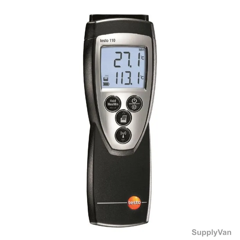 Testo Temperature Meter, 0560-1108, 110 Series, 9V, -50 to +150 Deg.C — image 1