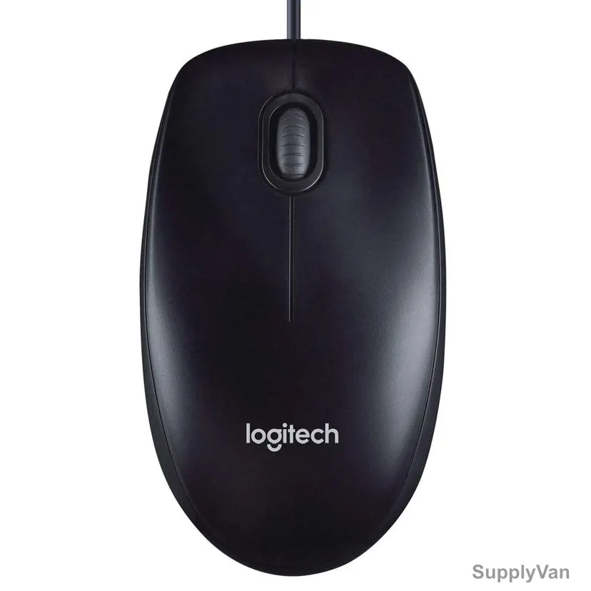 Logitech Wired Mouse, M90, USB, Black — image 1
