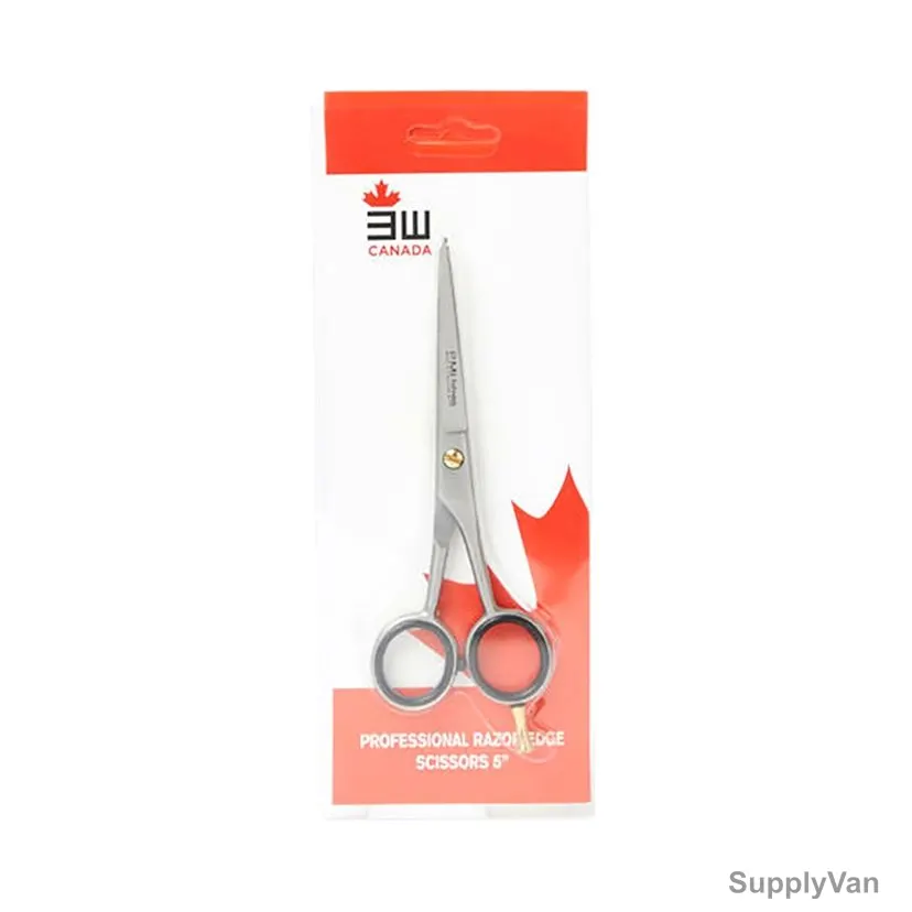 3W Professional Razor Edge Scissor, 3W01-110, Stainless Steel, 5 Inch, Silver — image 1