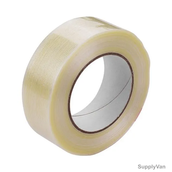 Aibecy Filament Tape, Fiber, 40MM x 50 Mtrs, Clear — image 1