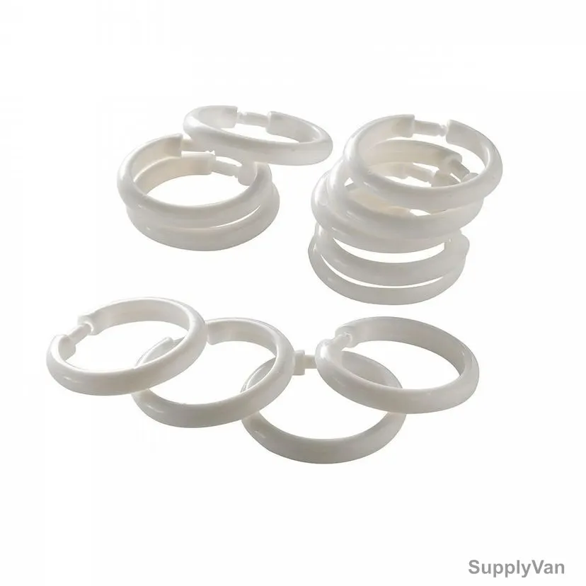 Round Ring, 3 Inch, Metal, Silver