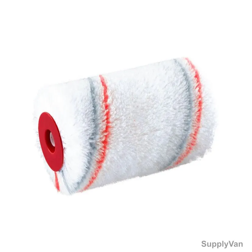 Beorol Paint Roller Cover, VMSCR45X90, Master Classic, White and Red