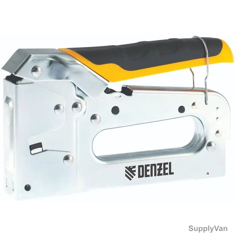 Denzel Heavy-Duty Wooden Stapler, 7740908, Silver