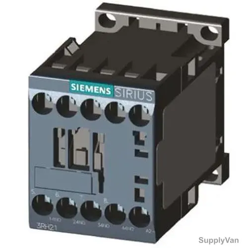 Siemens Auxiliary Contactor Relay, 3RH2122-1AF00, 110VAC, 4 Pole, IP20