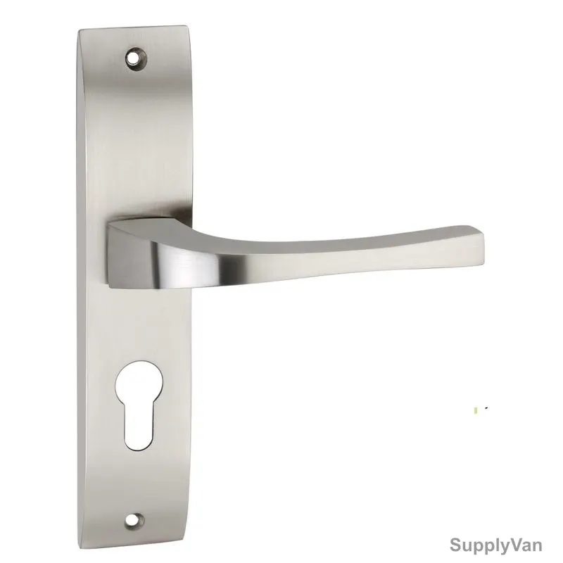 Link Door Handle, BEVEL, Zinc, Screw Mount, 200MM