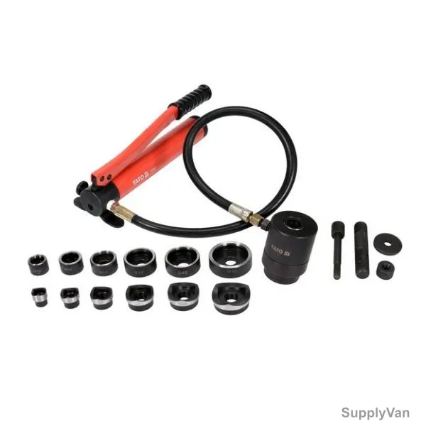 Yato Hydraulic Metal Hole Puncher, YT-18907, 22-60MM Cutting Dia — image 1