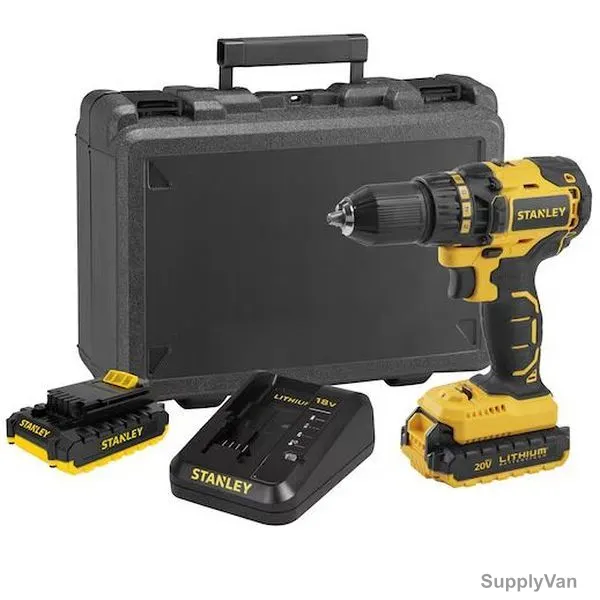 Stanley Cordless Brushless Drill Driver, SBD20S2K, 18V — image 1