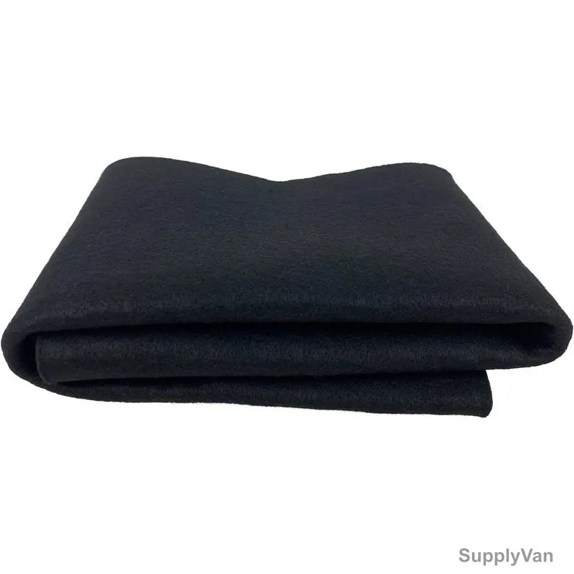 Dlank Fireproof Welding Blanket, Carbon Felt, 3.1MM Thk, 305MM Width x 686MM Length, Black — image 1