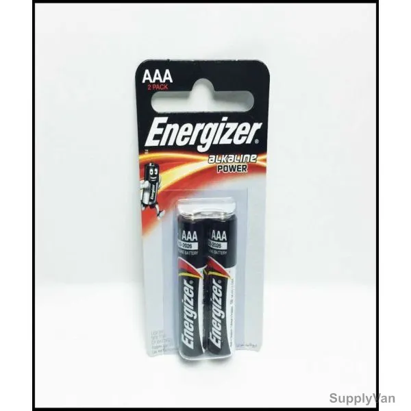 Energizer Alkaline Battery, LR03-AAA, 1.5V, 2 Pcs/Pack — image 1