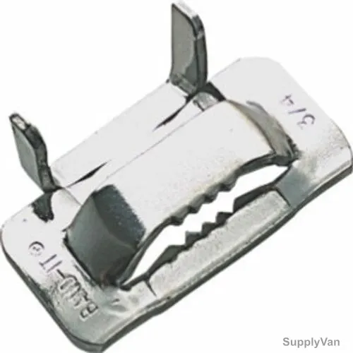 Band-IT Buckle, C252, Ear-Lokt Series, Stainless Steel, 6.4MM