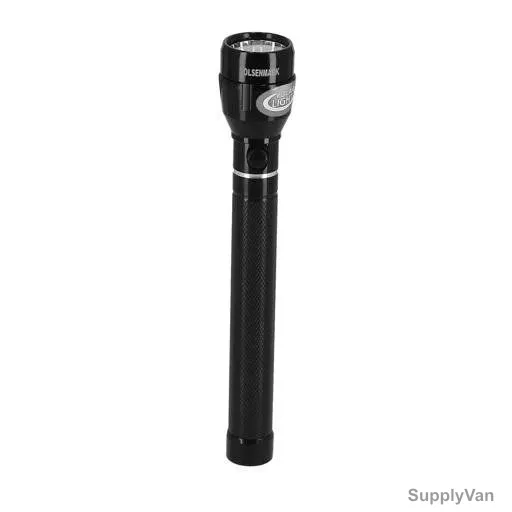 Olsenmark Rechargeable LED Flashlight, OMFL2749, 1500 Mtrs Beam Distance, Black — image 1