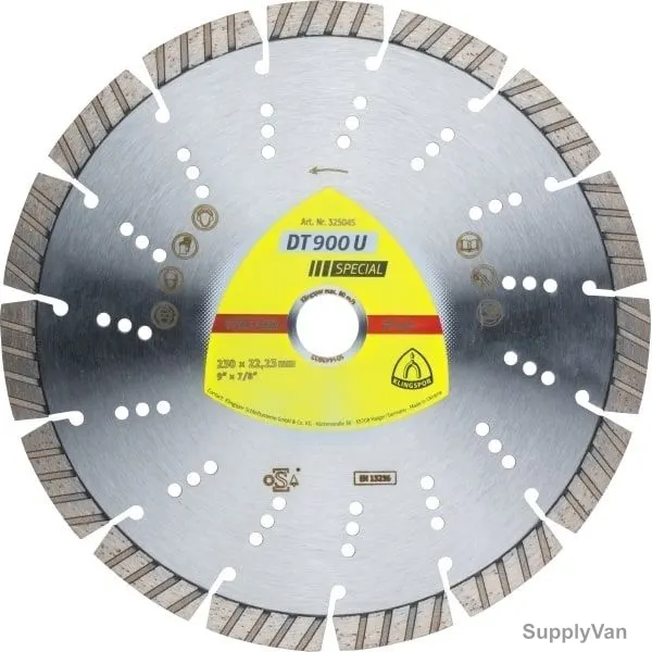Klingspor Diamond Cutting Blade, DT900U, Special, 350 x 30MM