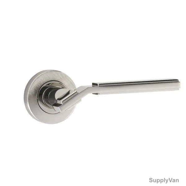Doganlar Door Handle, Asos, Zinc, Satin Nickel