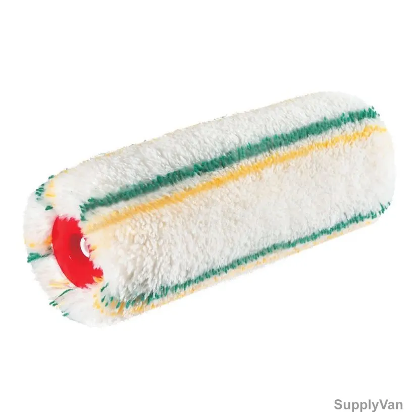 Beorol Paint Roller Cover, VLER238, Lin Extra, Green and White