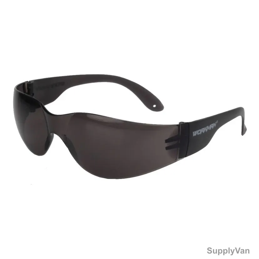 Workman Working Safety Goggles, Wk-SG71006, Polycarbonate, Dark