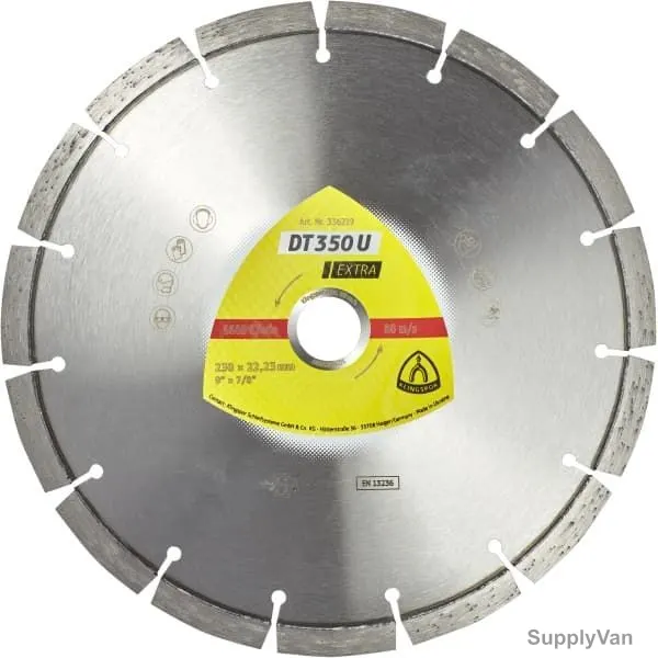 Klingspor Extra Diamond Cutting Blade, DT350U, 22.23 x 115MM