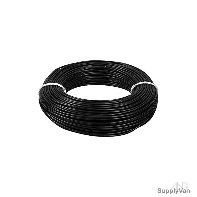 RR Single Core Flexible Cable, PVC, 4 SQ.MM x 100 Mtrs Length, Black