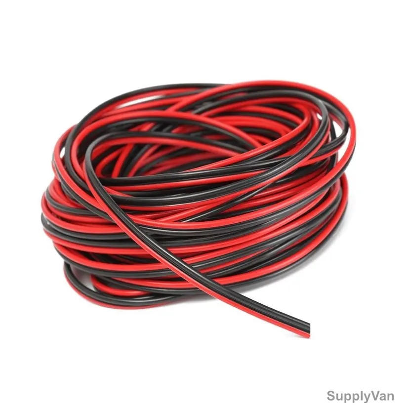 Zilco 2 Core Flexible Wire, ZPC-752-RB, PVC, 240VAC, 50 Yards Length, Red/Black — image 1