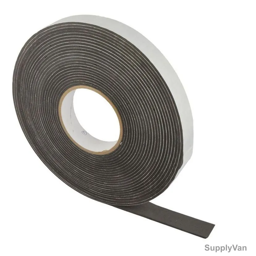 Double Sided Foam Tape, 48MM Width x 5 Mtrs Length, Black, 6 Rolls/Pack