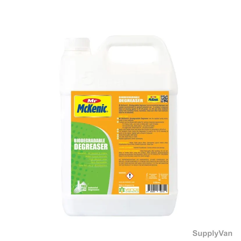 Mr Mckenic Biodegradable Degreaser, DR8209-P5, 5 Ltrs