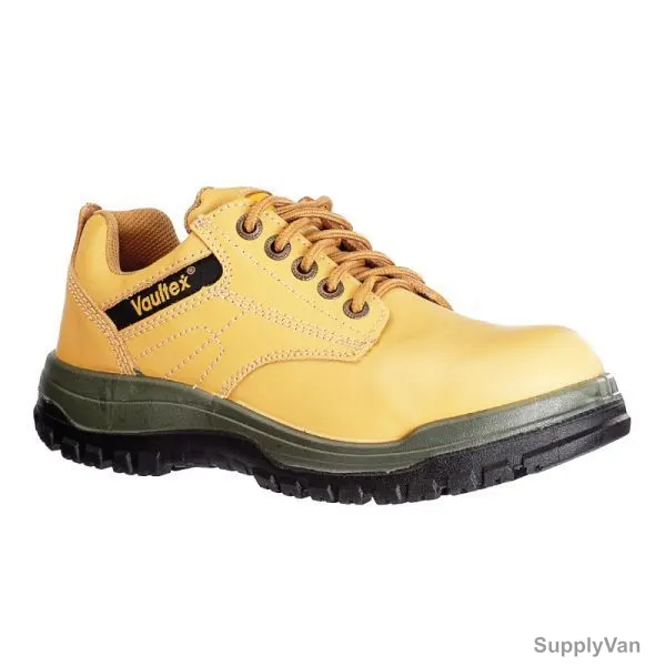 Vaultex Steel Toe Safety Shoe, LSA, Size41, Honey, Low Ankle